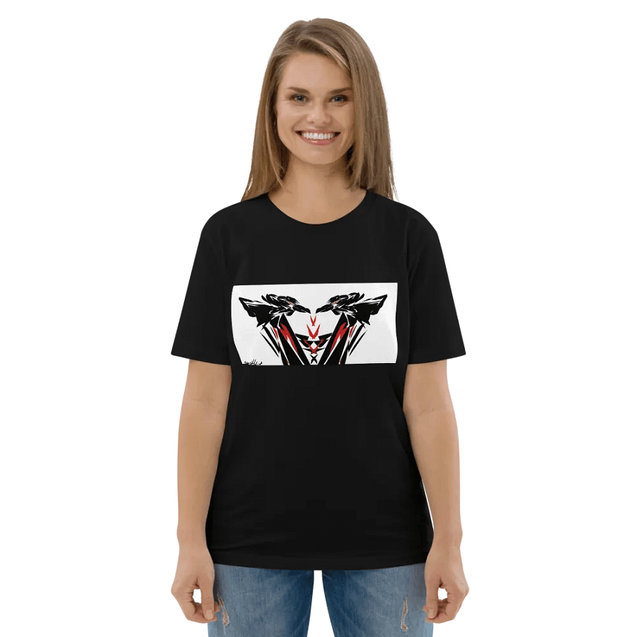 RAVENS EcoOrganic Cotton Unisex Tshirt by Song in the Wind product image (6)