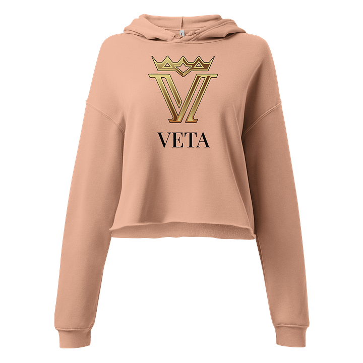 VETA Cropped Hoodie - Peach product image (1)