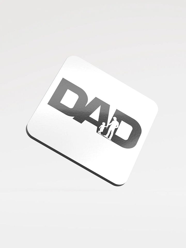 Dad Son Elegant Glossed Cork Coaster product image (1)