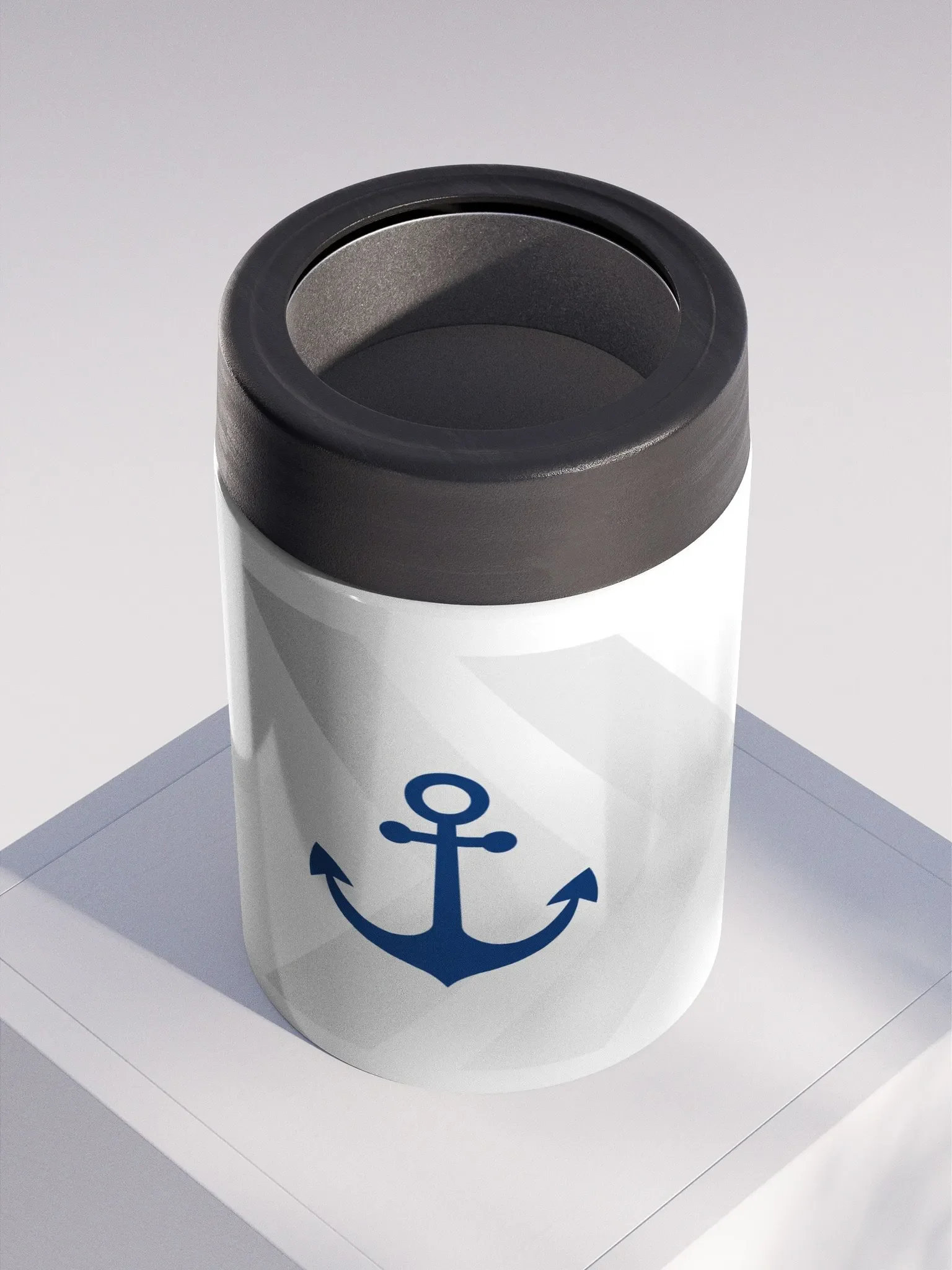 New! Stainless Steel Anchor Screw Top Koozie product image (4)