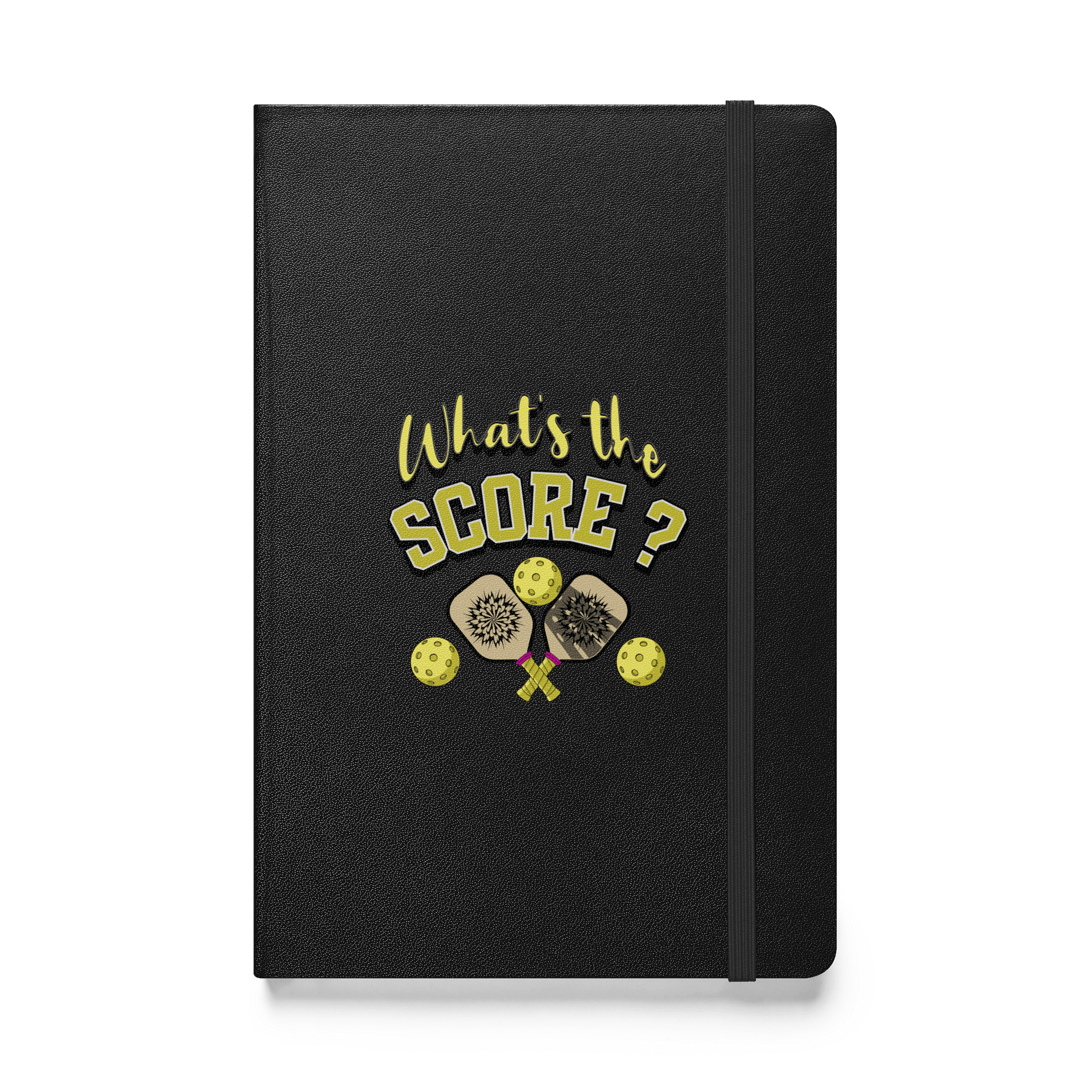 Whats The Score Pickleball Vibrant Hardcover Journal product image (1)