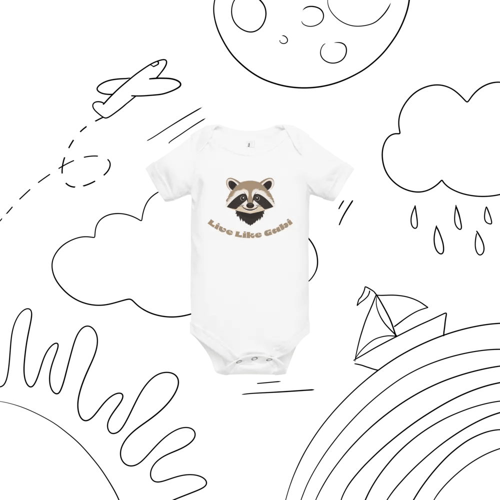 Happy Raccoon Baby Onesie product image (6)