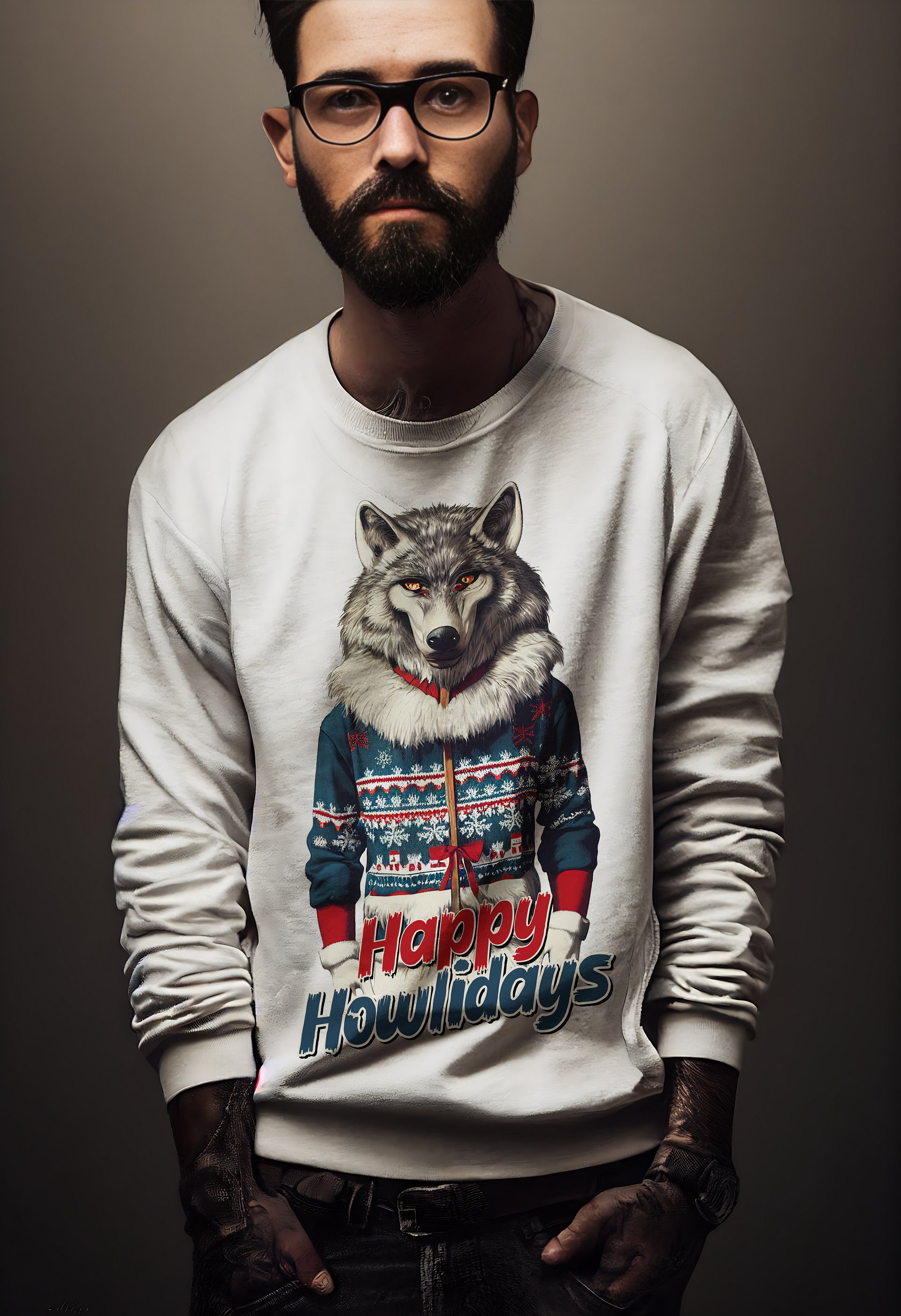 Happy Howlidays Sweatshirt product image (7)