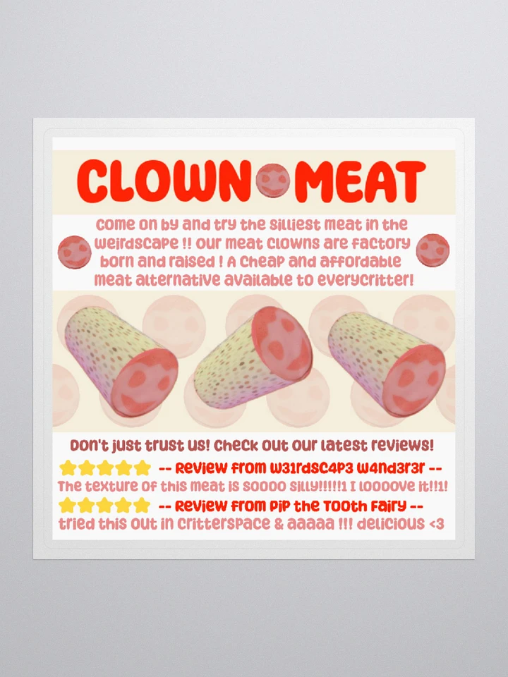 Clown Meat Website Sticker product image (2)