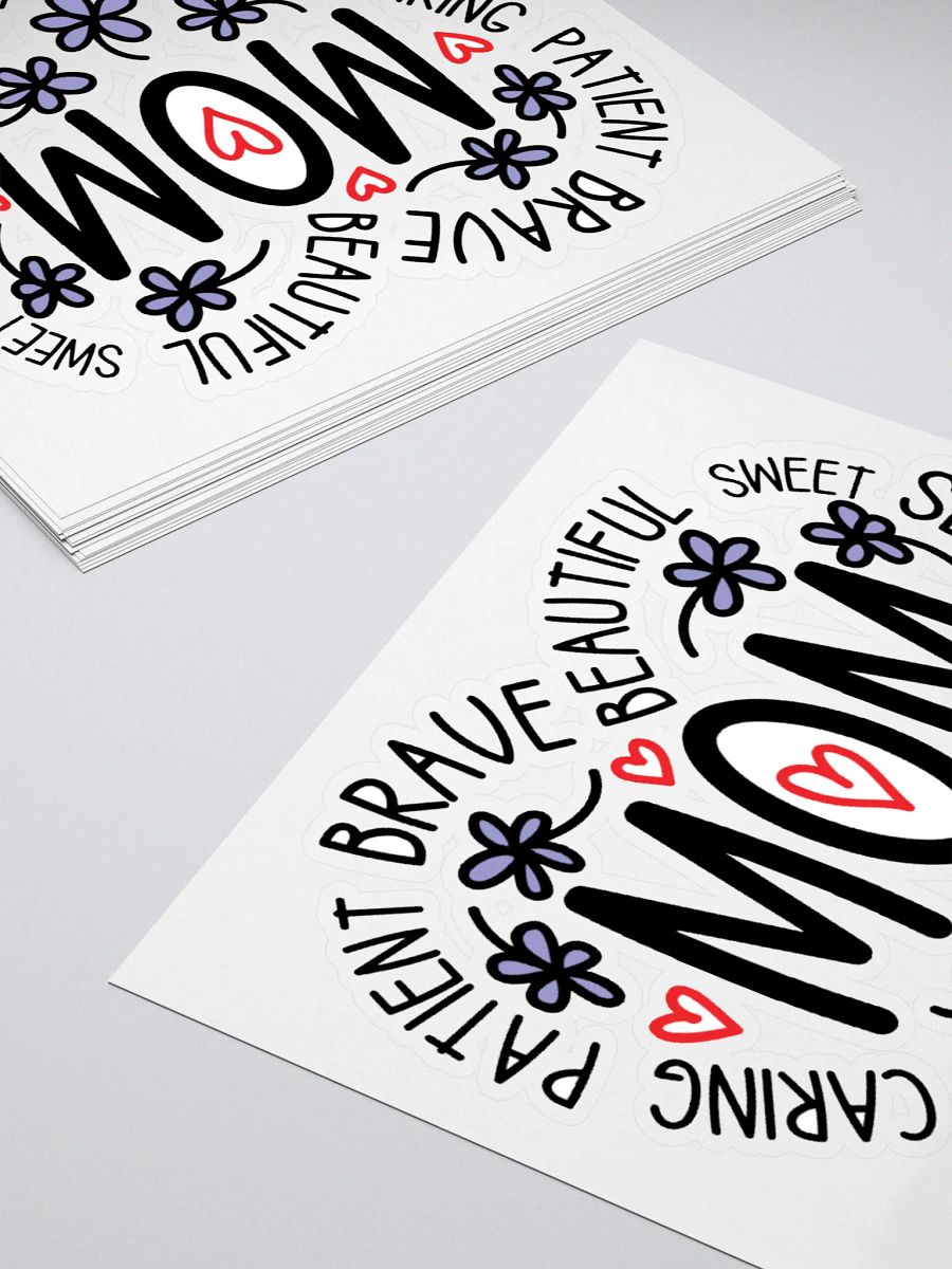 Mom's Heart Tribute Stickers product image (4)