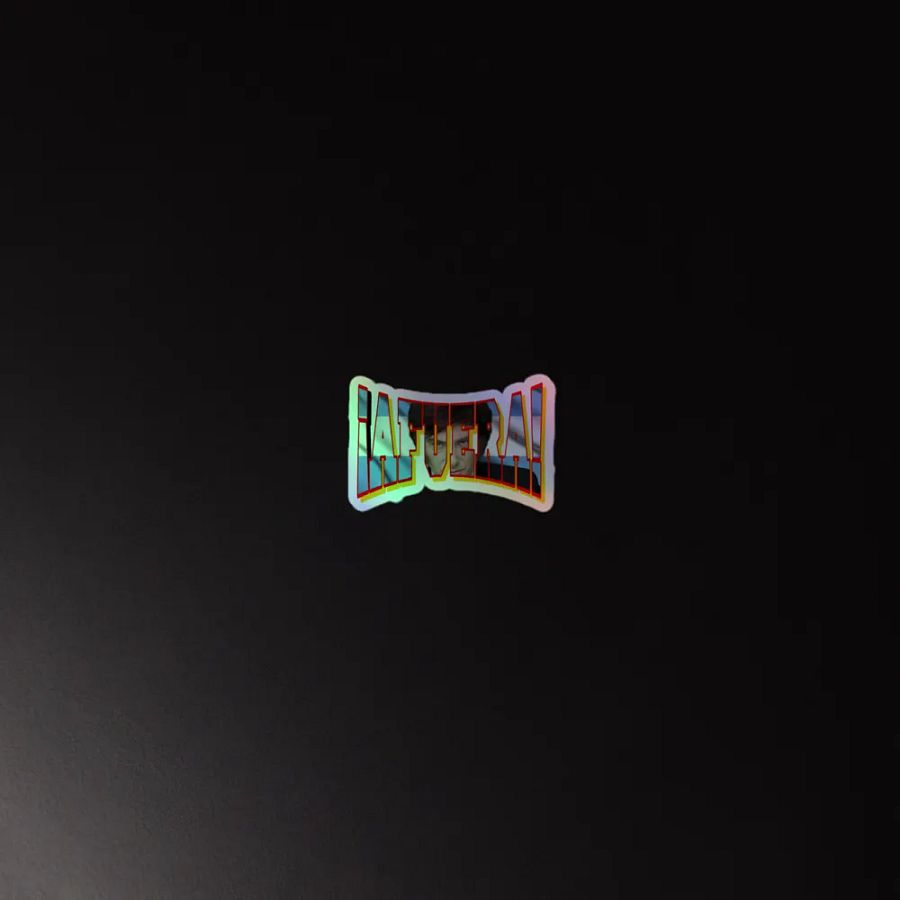 ¡Afuera! Curve - Holographic Sticker product image (4)