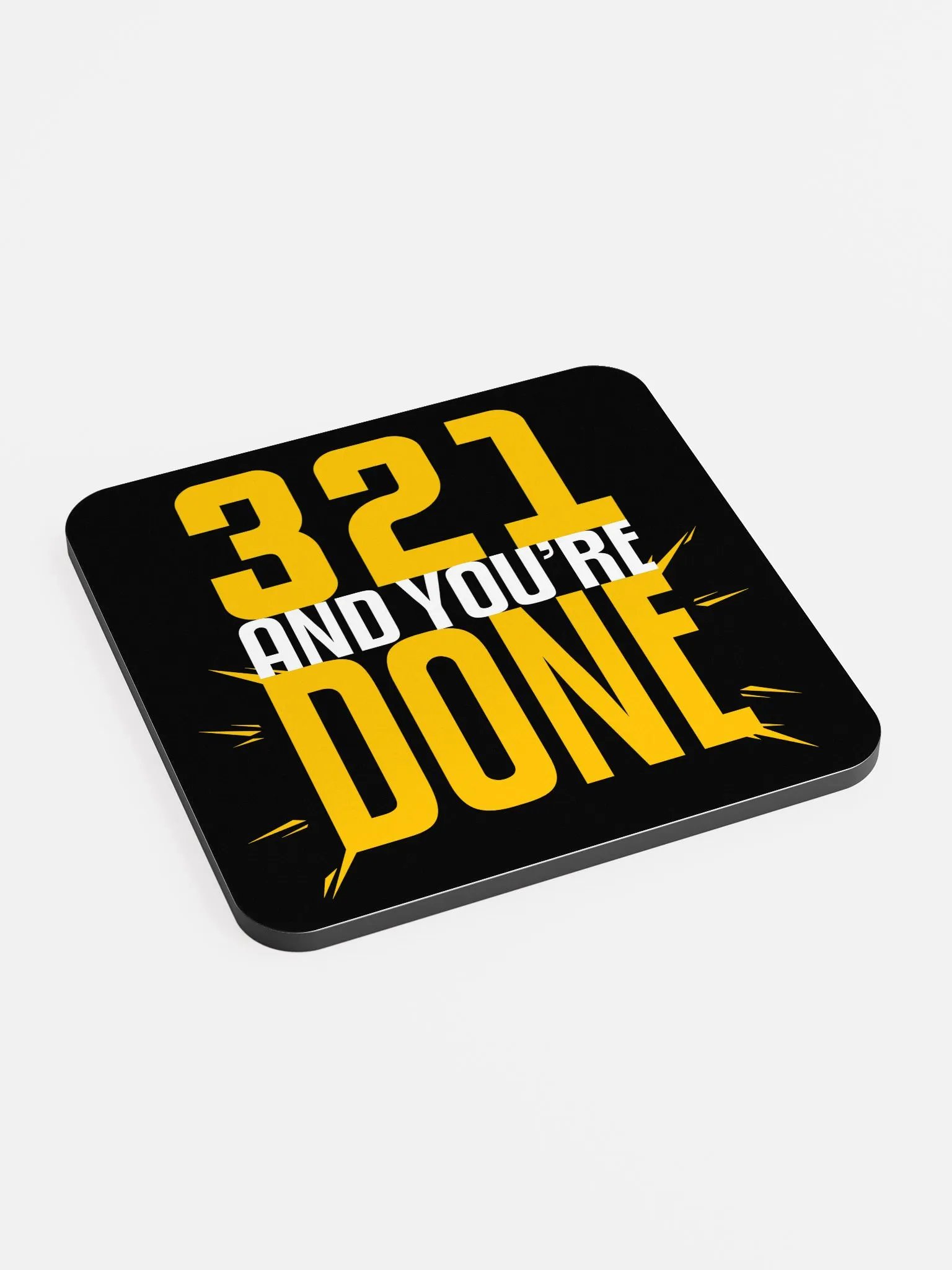 'DONE' Gold Night Coaster product image (2)