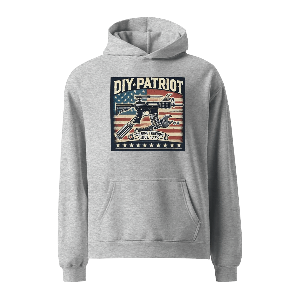 Premium Oversized Hoodie – “DIY Patriot: Building Freedom Since 1776” product image (4)