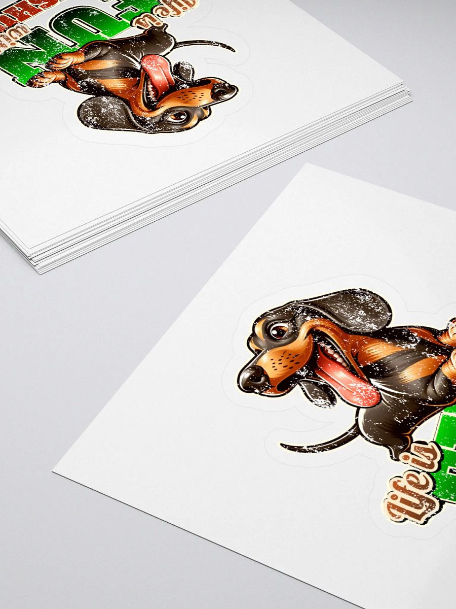 Dachshund Delight Kiss Cut Stickers product image (4)