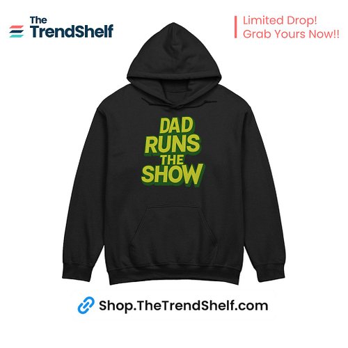 For the dads who don’t just show up — they run it. 👑💪
Own the spotlight in this bold hoodie made for leaders.
#DadStyle #Runs...