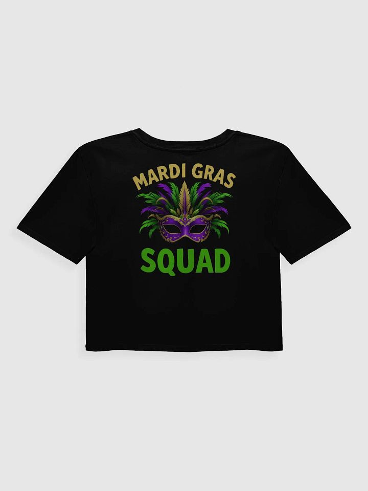 Mardi Gras Squad Crop Top product image (2)