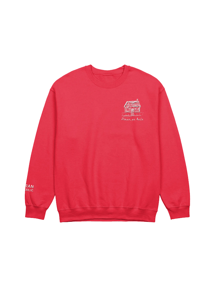 "Posao, pa kuća" Embroidered Crewneck product image (1)
