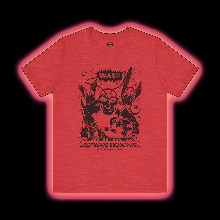 EDP Wasp T-Shirt - Electronic Dream Plant (Vintage Analog Synthesizer) BLACK PRINT product image (1)