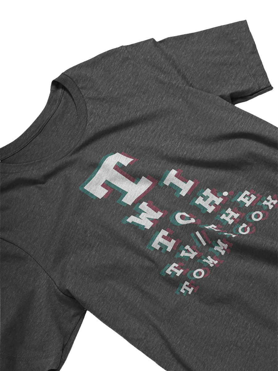 Eye Chart T-Shirt (Dark Mode) product image (3)