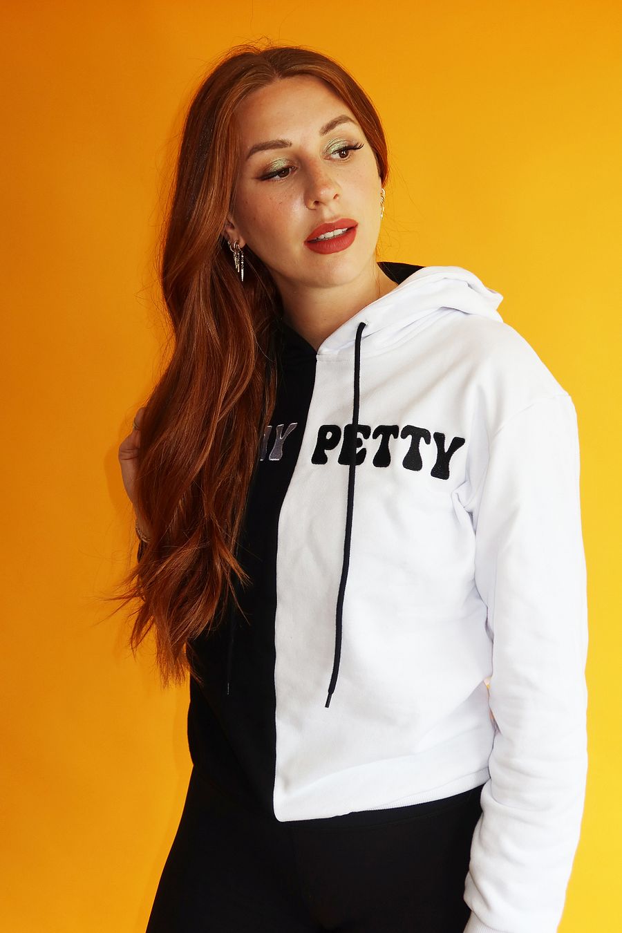 Stay Petty Color Block Hoodie product image (4)