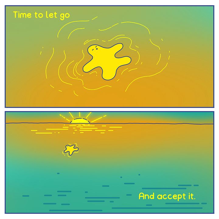 "Let go" Comic Print product image (1)