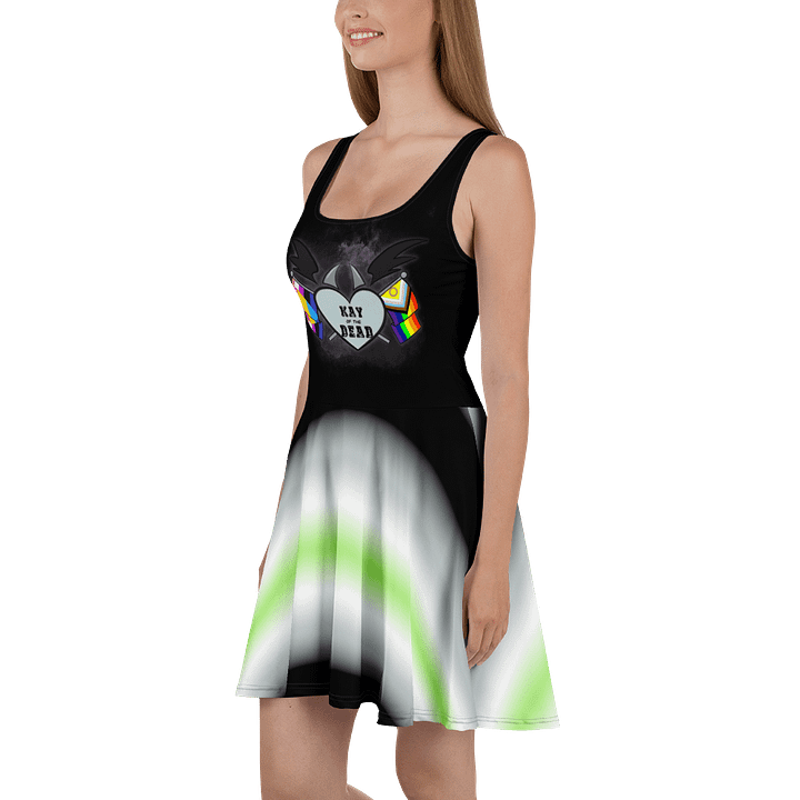Kay_of_the_Dead Pride Logo Dress With Agender Pride Skirt product image (1)