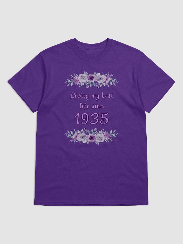 Floral Best Life since 1935 heavyweight Tee product image (2)