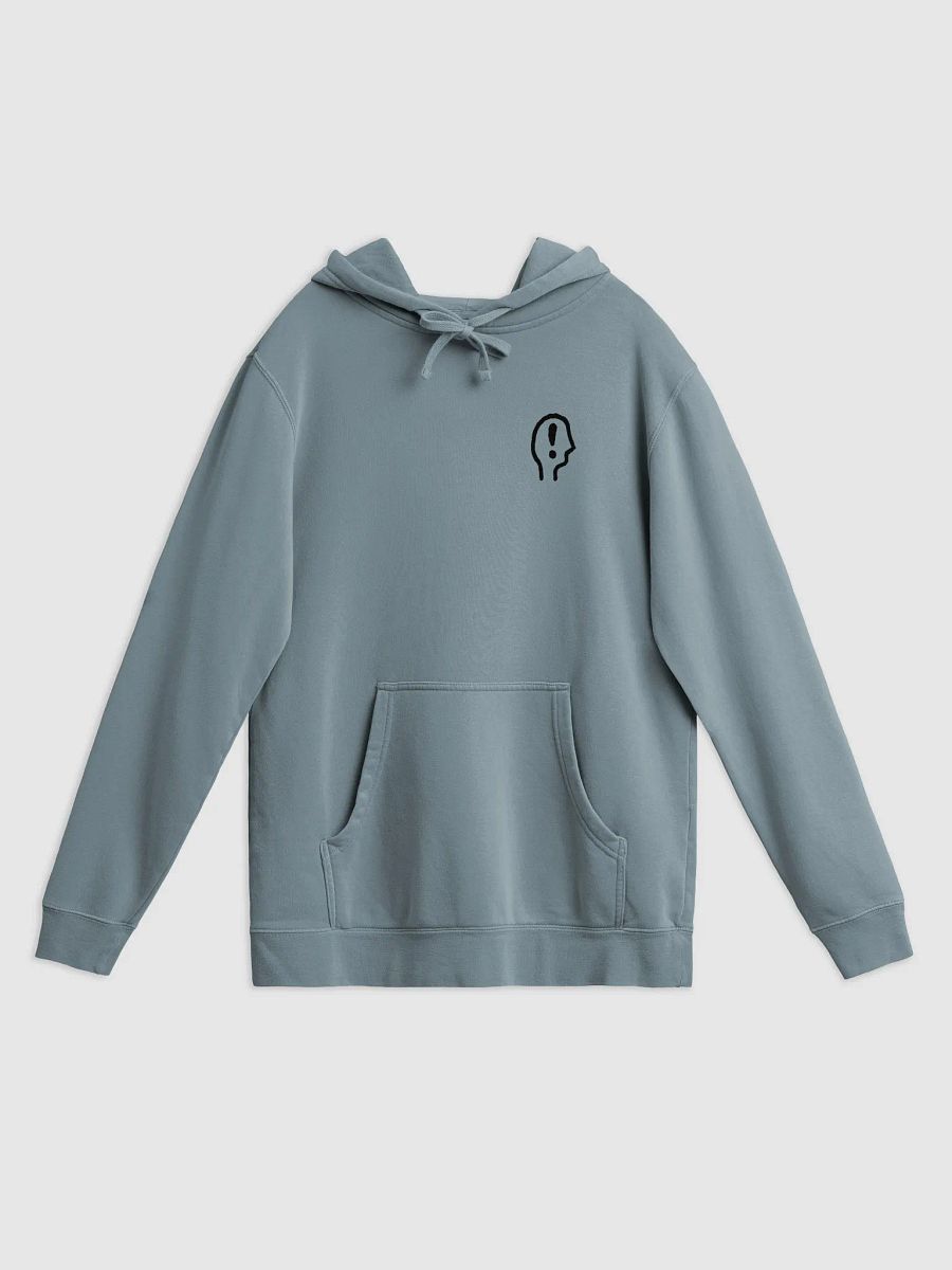 EXCLAIMING MENTALLY printed pigment hoodie product image (1)