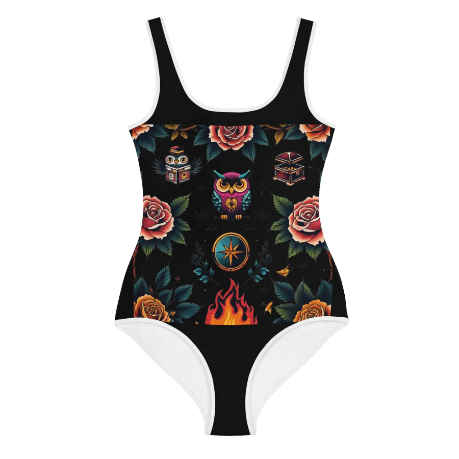 Owl's Wisdom Youth Swimsuit product image (1)