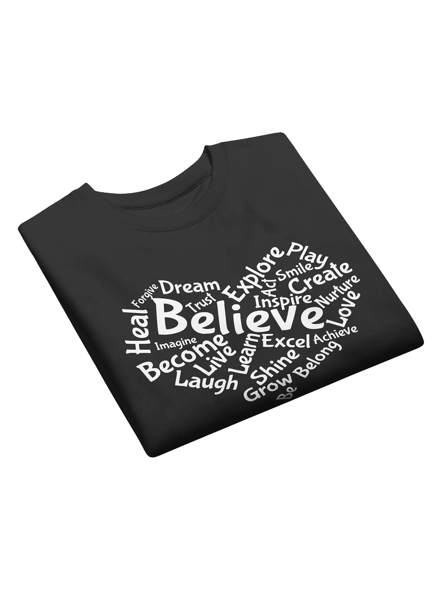 Motivational Pullover - heart shaped word cloud product image (3)