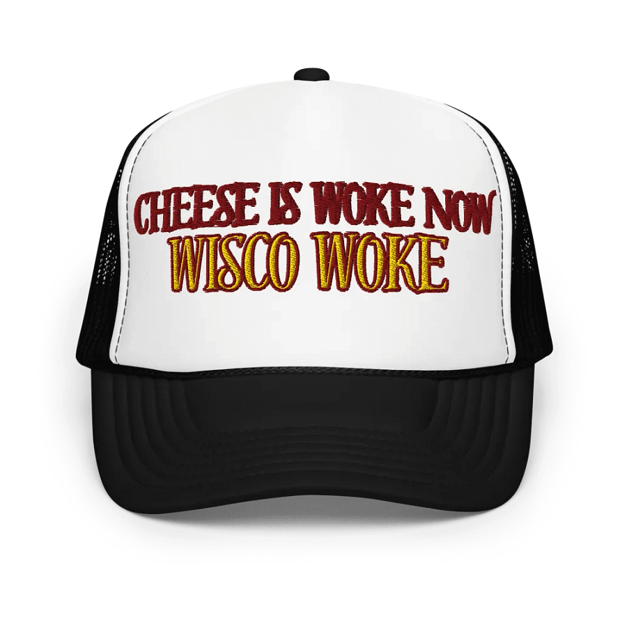 SC Win, Cheese is Woke Now (Words Only), Embroidered Trucker Cap product image (1)