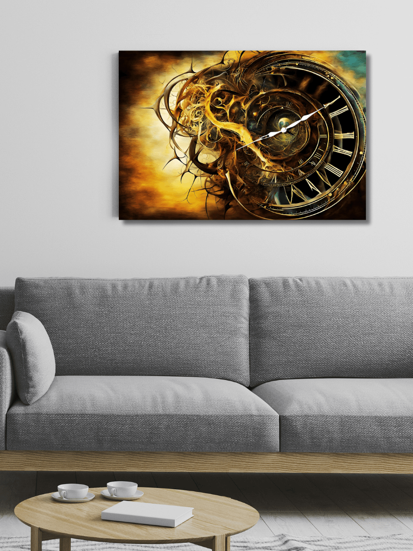 Time Confusion-17 | Canvas Artistic Wall Painting product image (4)
