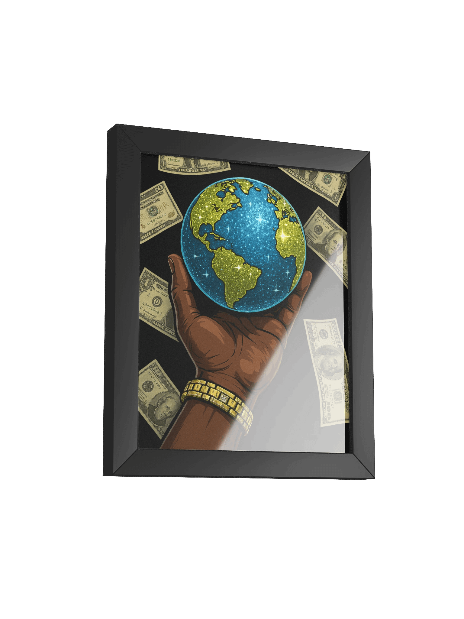 Who's World Is This Black Canvas Print product image (2)