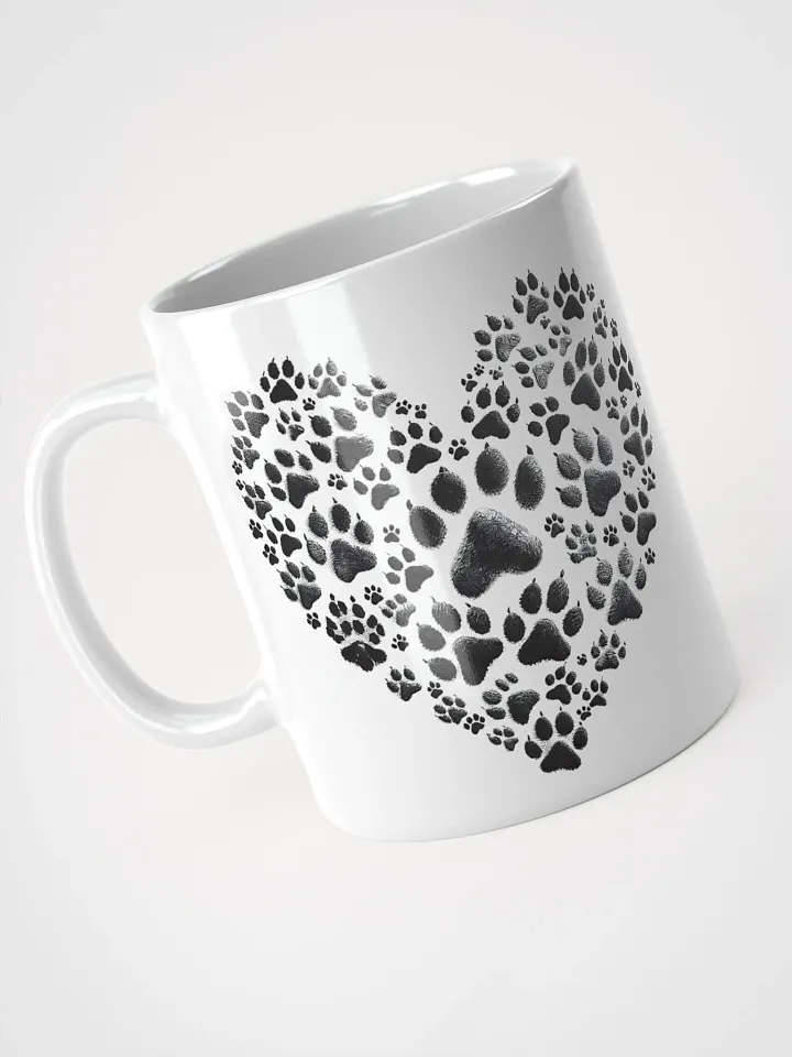 Paws of Love White Glossy Mug product image (2)