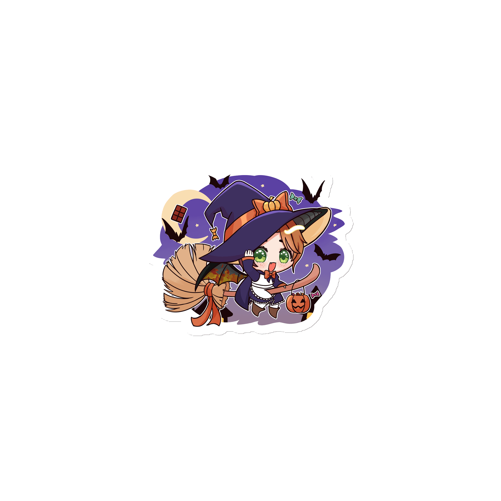 Witchy Mori magnet product image (1)