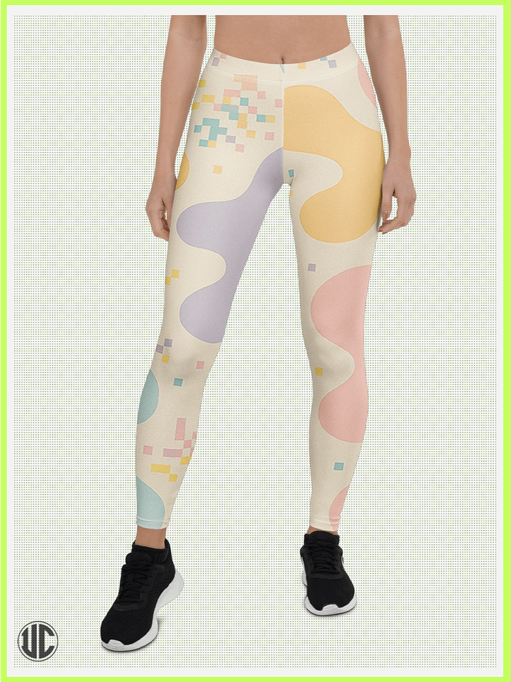 Theo's Digital Wave – Women’s Leggings product image (1)