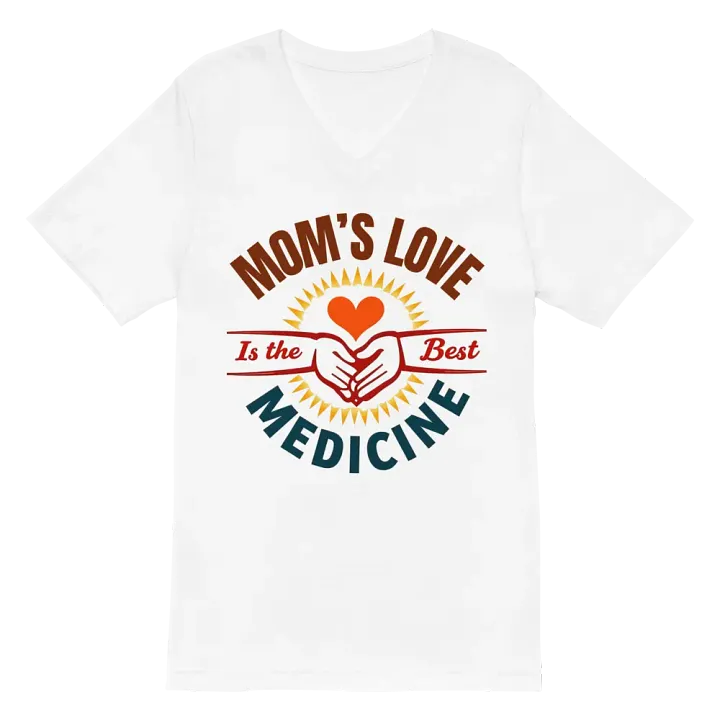 MOM'S LOVE Is the Best MEDICINE V-Neck Tee product image (6)