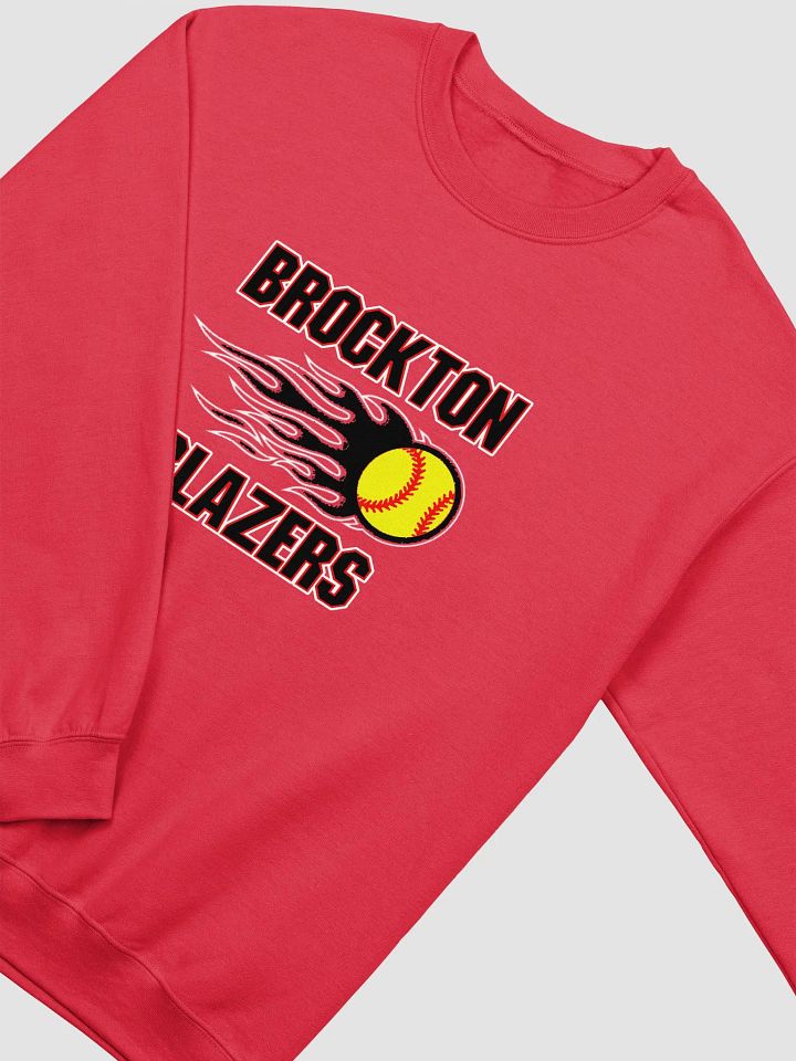 Brockton Blazers Logo Crew Neck Sweatshirt - Red product image (2)