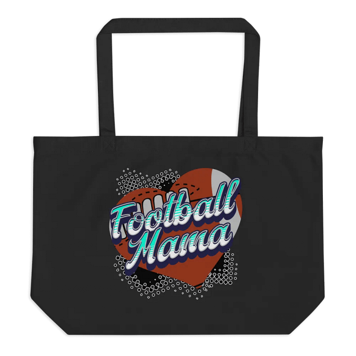 Mama Heart Football Mama Tote product image (1)