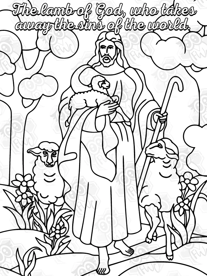 4 Pack Cute Easter Printable Coloring Pages product image (2)