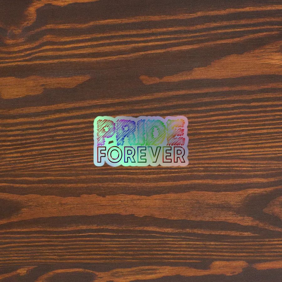 Pride Forever Holographic Sticker product image (5)
