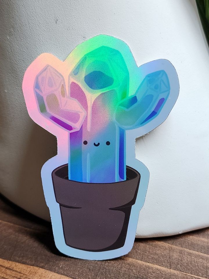 Crystal Cacti Sticker product image (1)
