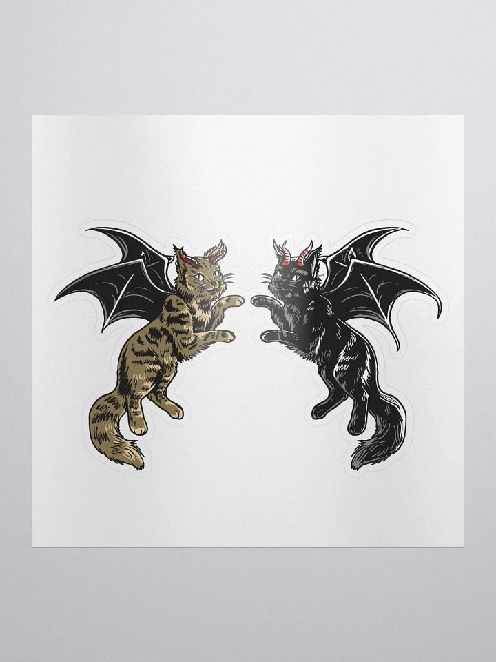 Maxwell and Boo Stickers // Kiss Cut Stickers product image (1)