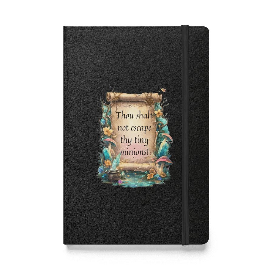 Funny Mom Notebook – “Thou Shalt Not Escape Thy Tiny Minions!” product image (1)