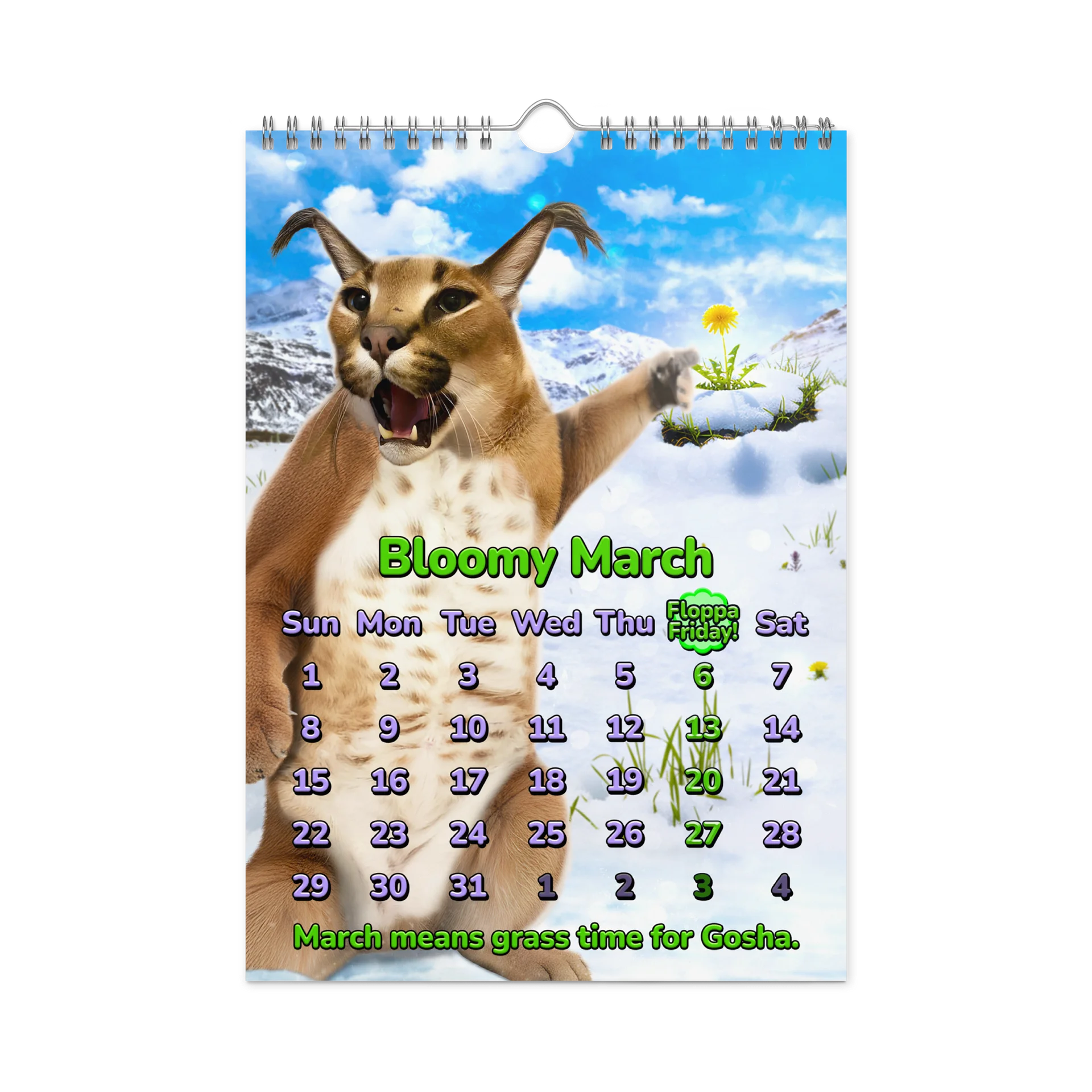 MEDIUM CARACALENDAR 2026 (Limited Edition) product image (9)