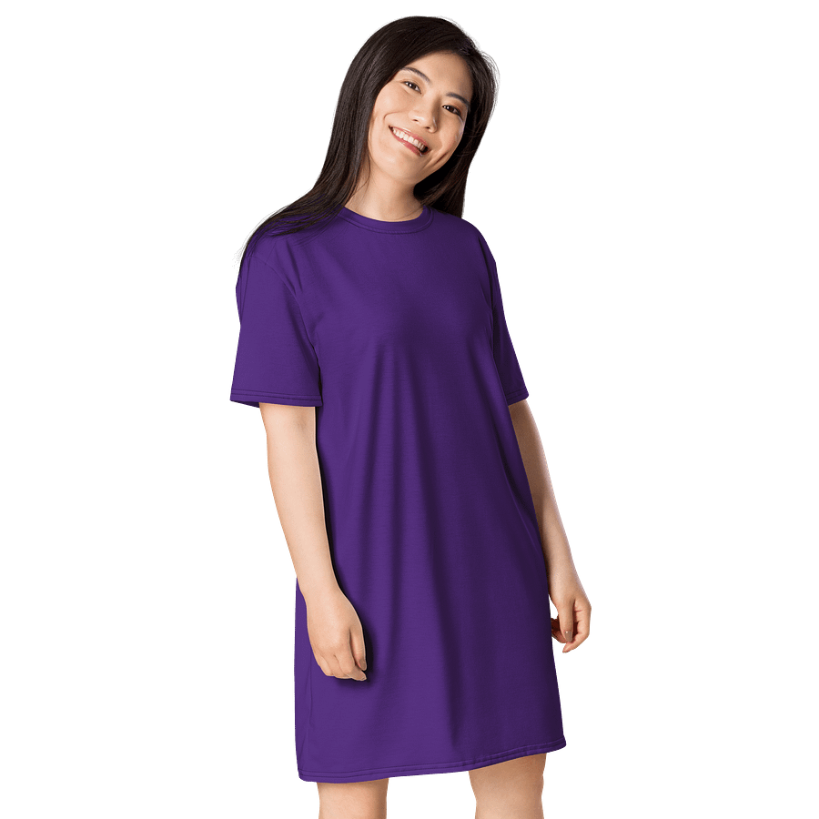 Oversized T-Shirt Dress - Deep Indigo, Sizes 2XS-6XL product image (4)
