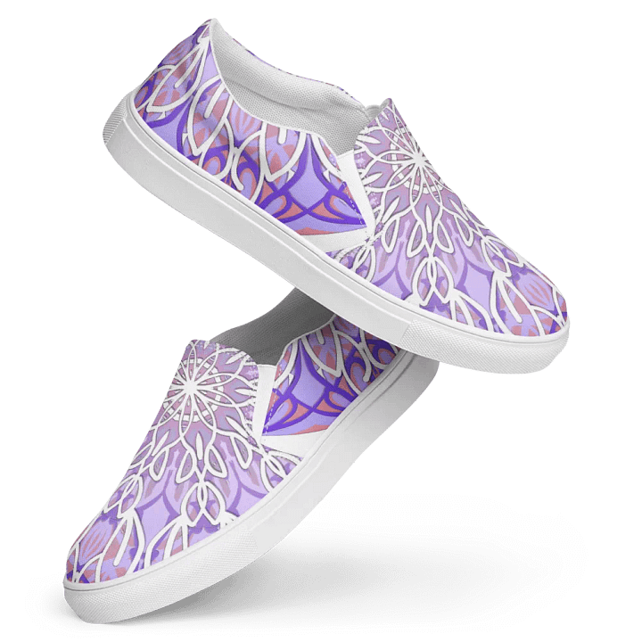 Floral Mandala Bliss Slip-On Shoes product image (1)