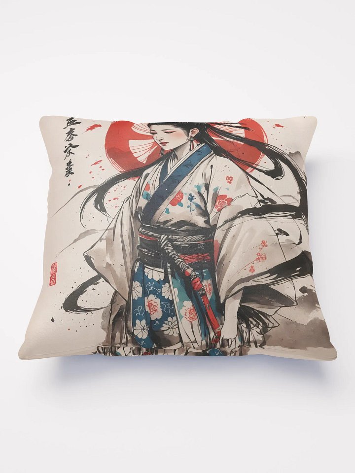 All-Over Print Pillow - Japanese geisha ink artwork drawing product image (2)