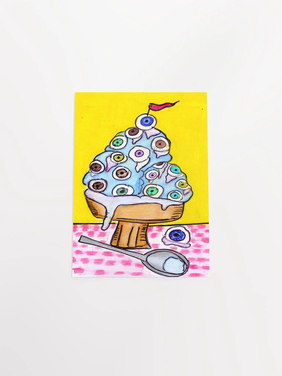 Eyeball Ice Cream Print product image (4)