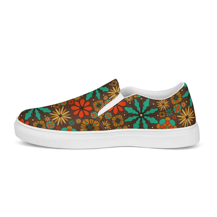 Retro Inspired Floral Canvas Shoes product image (10)