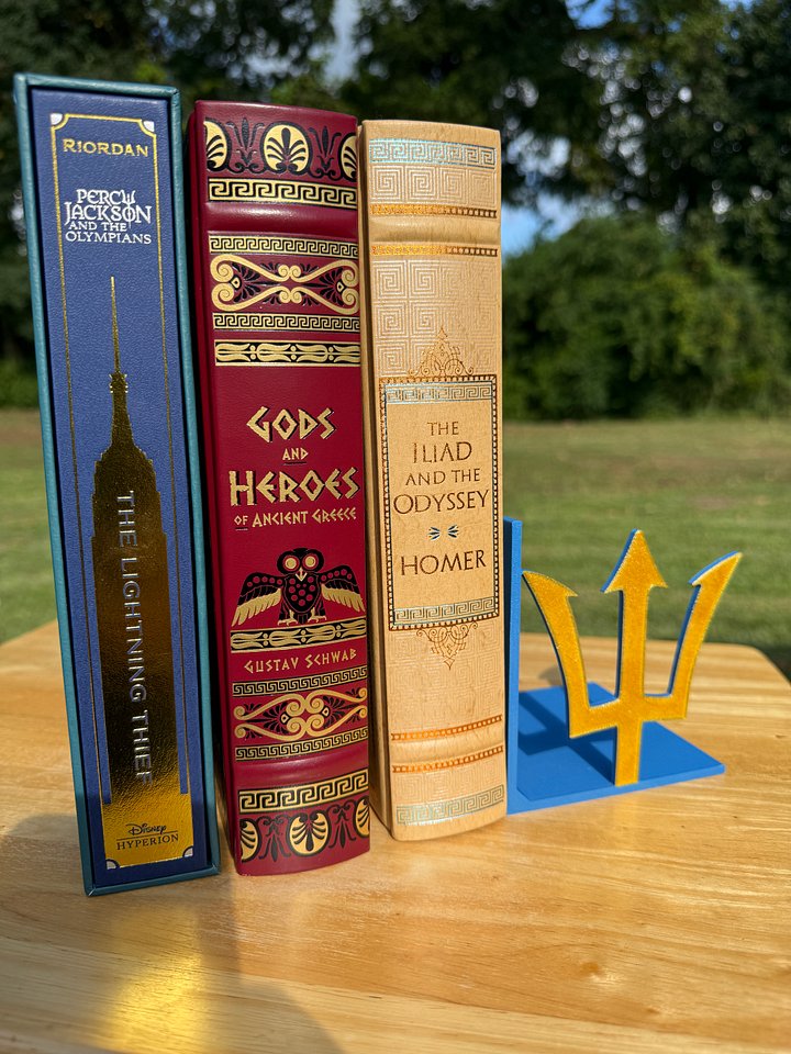 Percy Jackson Trident Bookends product image (1)