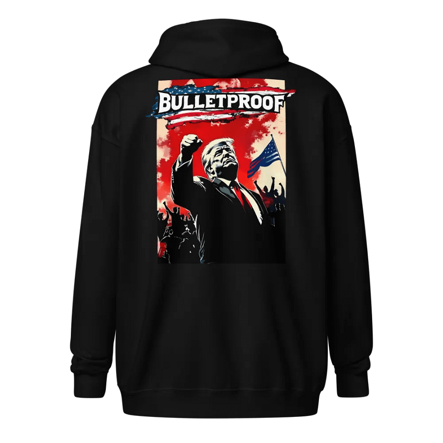 Zip Hoodie: Trump, Bulletproof product image (2)