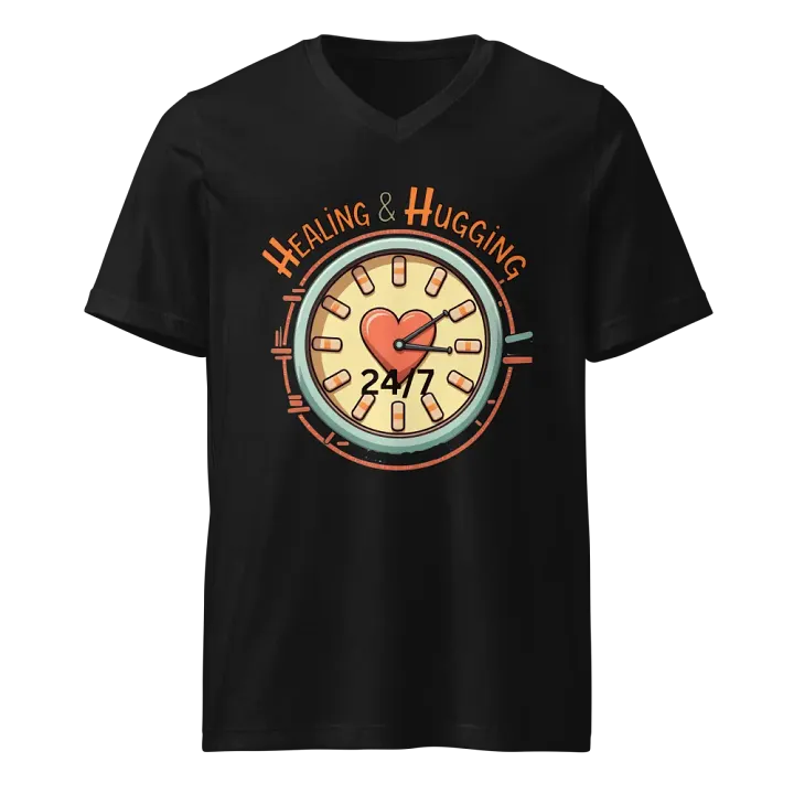 Healing Hearts 24/7 V-Neck Tee product image (1)