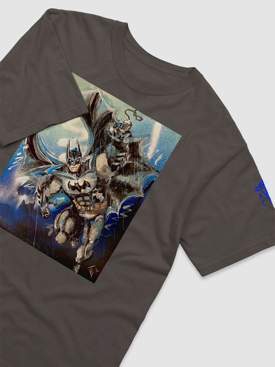 Bat Guy Grappling in the Rain Unisex T-Shirt product image (37)