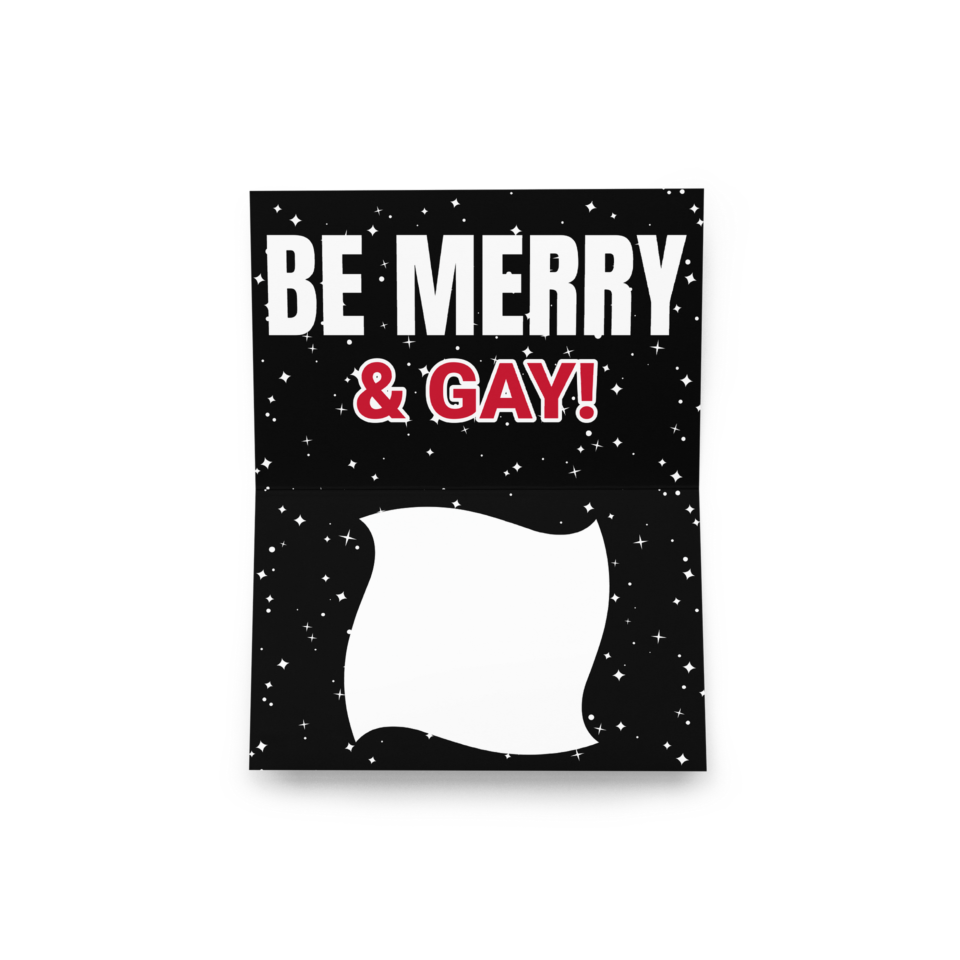 Camp Christmas Gay Leather Collection "Merry Kinkmas" Gay Leather Christmas Card product image (3)